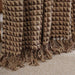 Horizon Triangle Throw With Fringes 125X150Cm - Ochre Pan Home