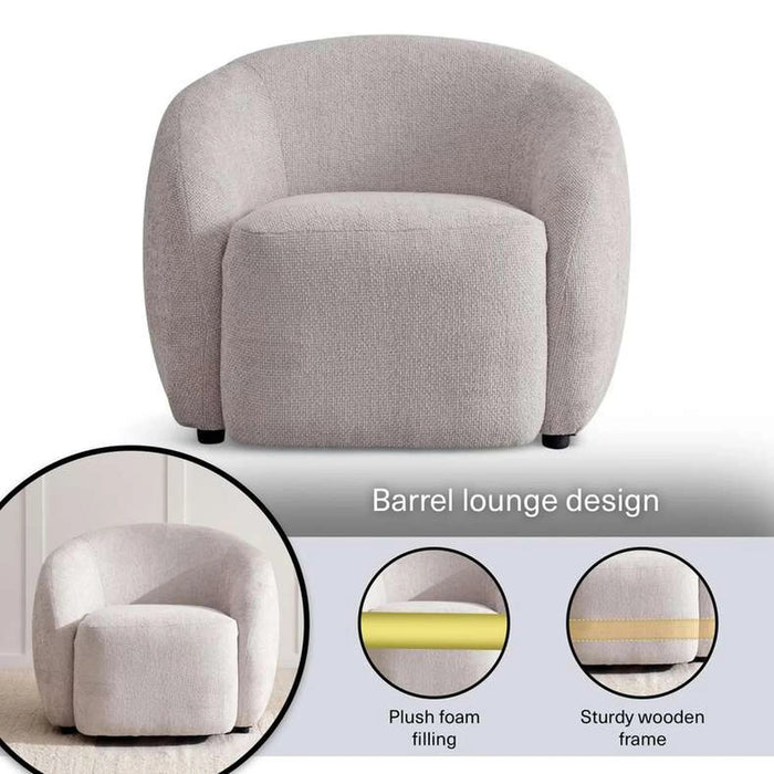 Horton Accent Chair | Cream Pan Home