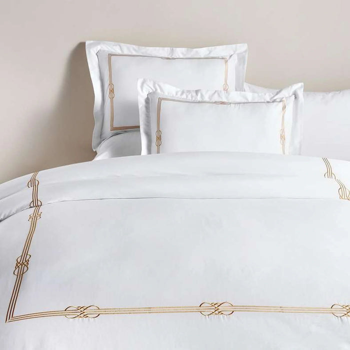 Hotel Cruise 300Tc Embroidered 3-Piece King Comforter  Set 240X260Cm - White/Gold