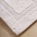 Hotel Luxe Reversible Cotton Bathmat 60X90Cm - White Pan Home