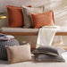 Houlton Textured Down Alternative Filled Cushion 50X50Cm - Grey Pan Home