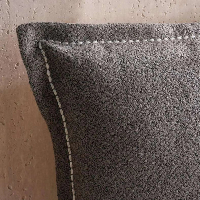 Houlton Textured Down Alternative Filled Cushion 50X50Cm - Grey Pan Home