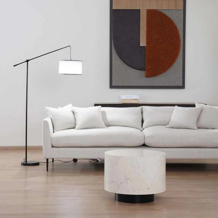 Hudson Arc E27 Floor Lamp Dia 32X145Cm - Black