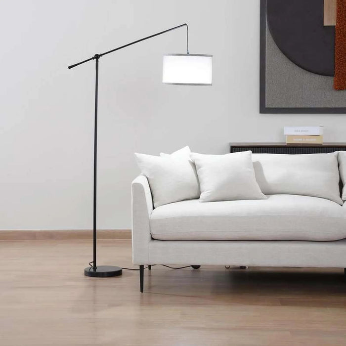 Hudson Arc E27 Floor Lamp Dia 32X145Cm - Black