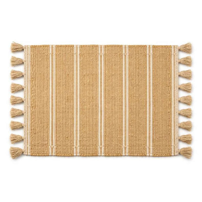 Hushen Handwoven Jute & Cotton Dhurrie 60X90Cm - Natural Pan Home