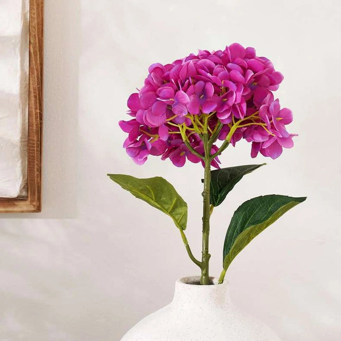 Hydrangea Artificial Stem 17.78X17.78X55.88Cm- Purple Pan Home