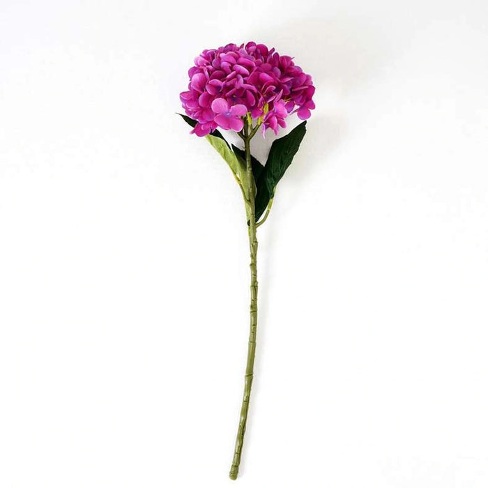 Hydrangea Artificial Stem 17.78X17.78X55.88Cm- Purple Pan Home