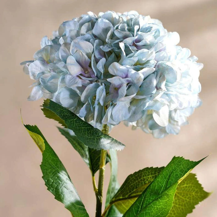 Hydrangea Artificial Stem Flower H105Cm - Light Blue Pan Home
