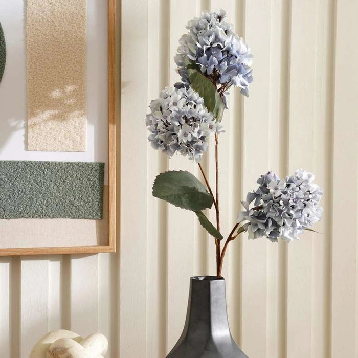 Hydrangea With 3 Branches Bunch H92Cm - Blue Pan Home
