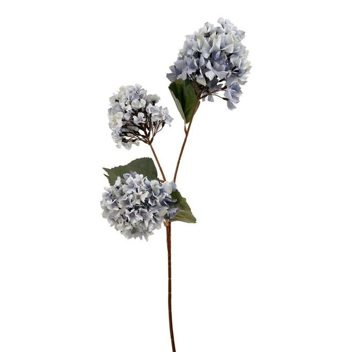 Hydrangea With 3 Branches Bunch H92Cm - Blue Pan Home