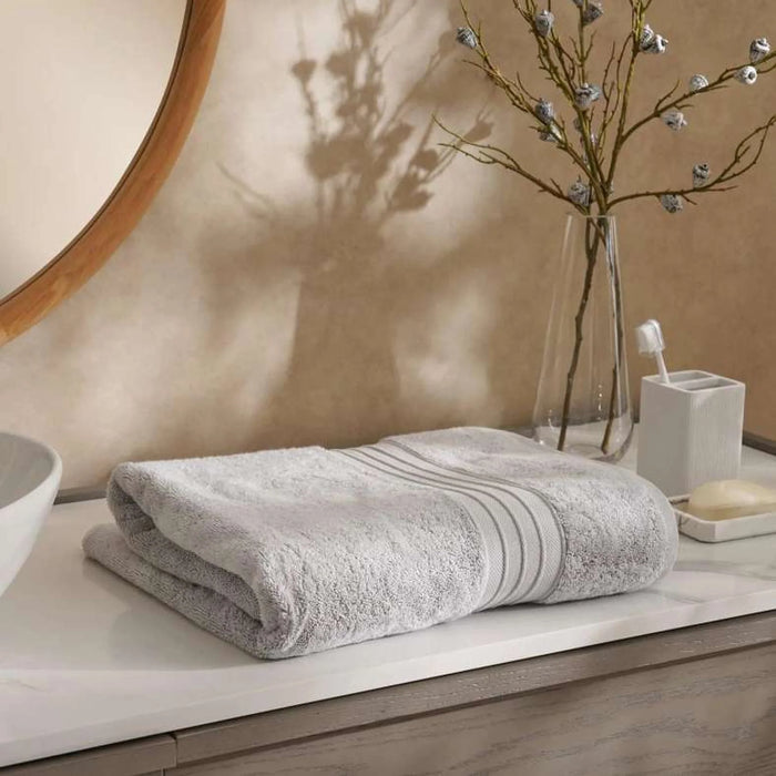 Hydrocotton Luxury 700 Gsm Bath Sheet 90X150 Cm-Silver Mist