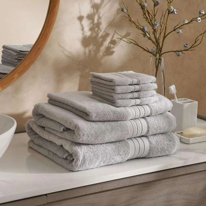 Hydrocotton Luxury 700 Gsm Bath Sheet 90X150 Cm-Silver Mist