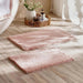 Hydroplush 2 Piece Microfiber Bathmat 51X81+43X61Cm Rose Smoke Pan Home