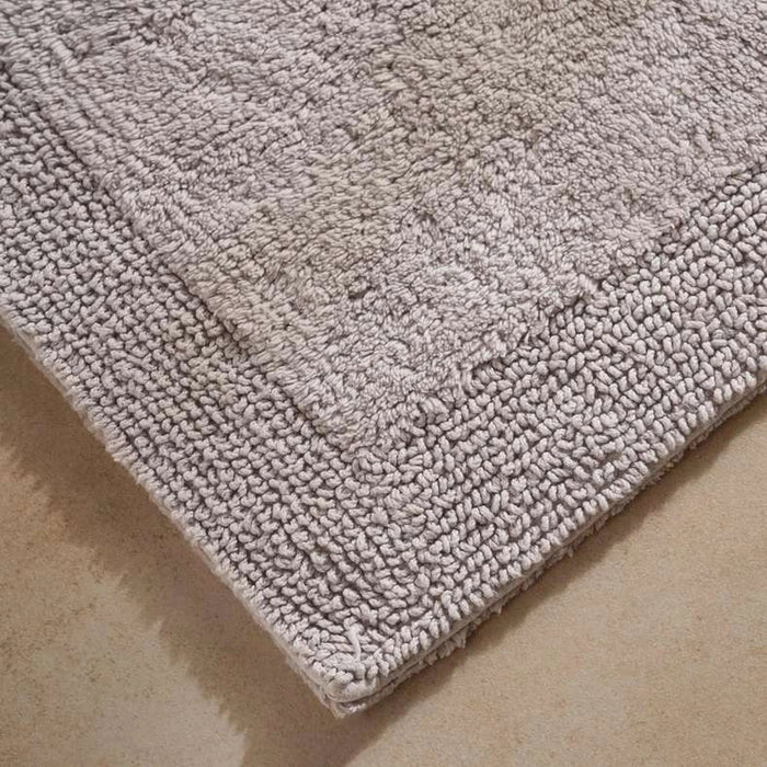Hydrosoft Reversible Cotton Bathmat 60X90Cm - Silver Mist Pan Home