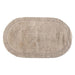 Hydrosoft Reversible Cotton Oval Bathmat 60X100Cm - Beige Pan Home