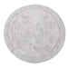 Hydrosoft Reversible Cotton Round Bathmat Dia 70Cm - Silver Mist Pan Home
