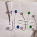 Ila Over The Door Metal Hook With 10 Knobs 50X9X21Cm -White Pan Home