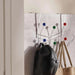 Ila Over The Door Metal Hook With 6 Knobs - White Pan Home