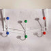 Ila Over The Door Metal Hook With 6 Knobs - White Pan Home