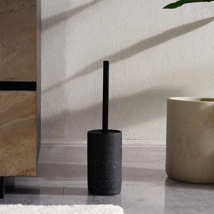 Ilta Toilet Brush Holder Dia10.7X15.8Cm - Black
