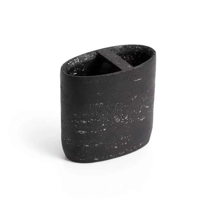 Ilta Toothbrush Holder Dia8.3X10.2Cm - Black