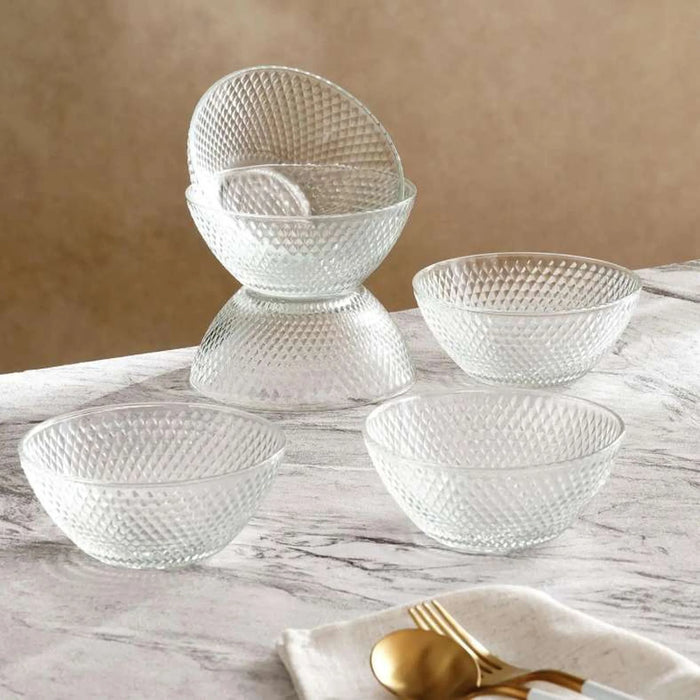 Imperial 6-Piece Serving Bowl Set 335Ml -Clear