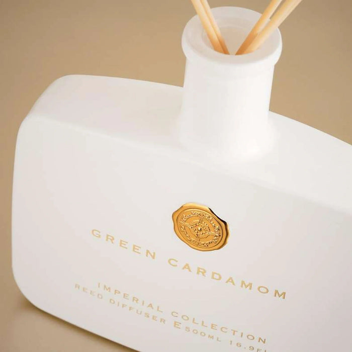 Imperial Green Cardamom Reed Diffuser 500Ml - White Pan Home