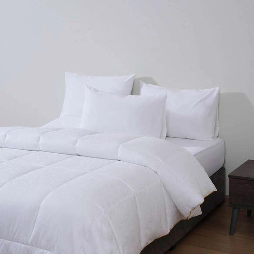 Imperial Jacquard Duvet - White Pan Home