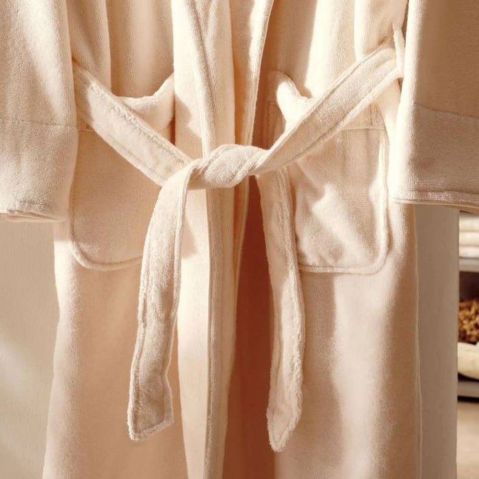 Imperial Luxury Bathrobe S/M - Cream/Beige Pan Home