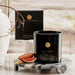 Imperial Oud Patchouli Three Wick Scented Jar Candle 1300Gm - Black - 100Hrs Pan Home