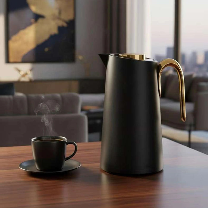 Inaya Vacuum Flask 1L -Black