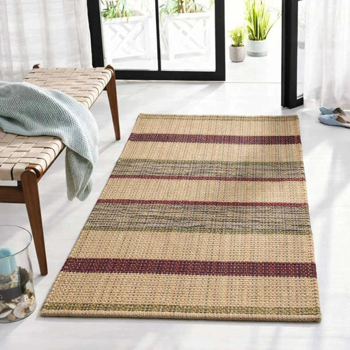 Incas Handwoven Jute Dhurrie 60X90Cm - Natural Pan Home