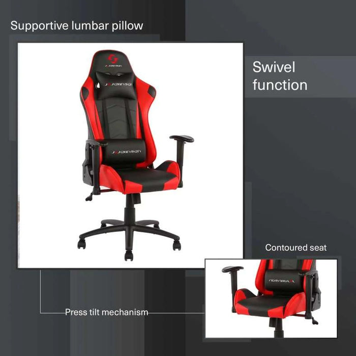Indigo Gaming Chair - Black & Red
