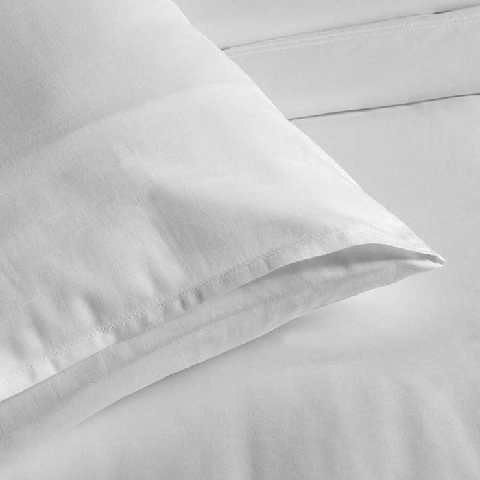 Indulgence 3-Piece Duvet Cover Set White Pan Home