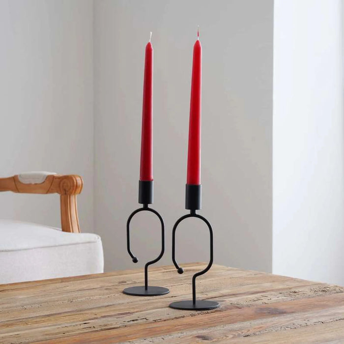 Indulgence Blackberry Cinnamon 4 -Piece Taper Candle Dia2X24Cm - 6 Hrs