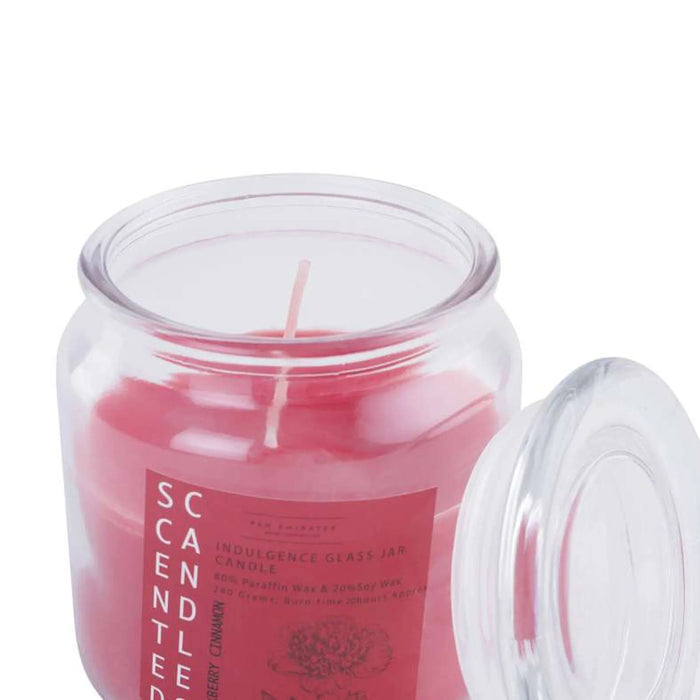 Indulgence Blackberry Cinnamon Jar Candle 280Gm - 20 Hrs