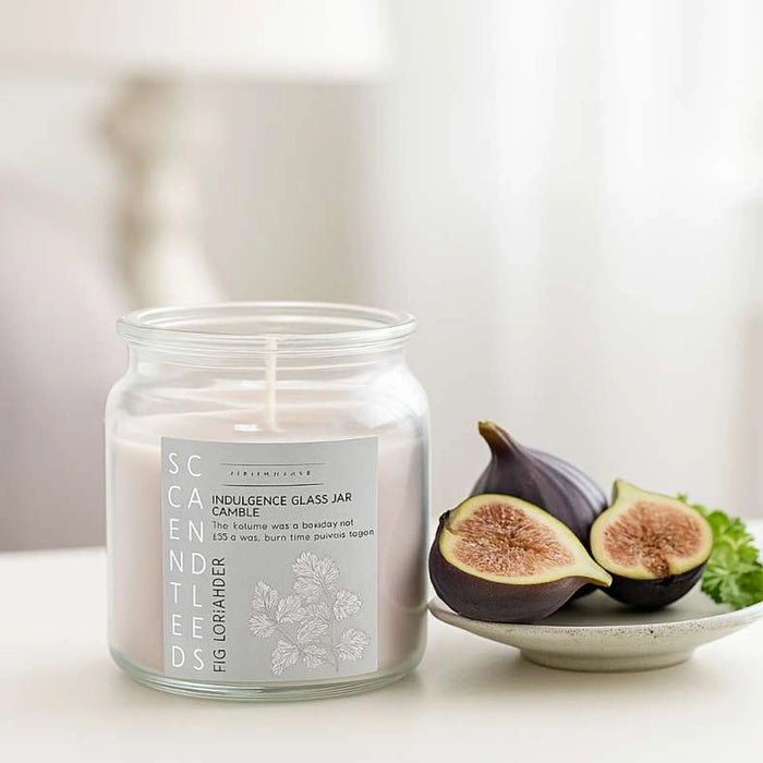 Indulgence Fig Coriander Jar Candle 280Gm - 20 Hrs