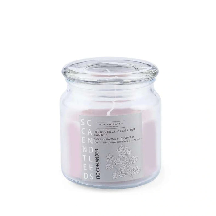 Indulgence Fig Coriander Jar Candle 280Gm - 20 Hrs