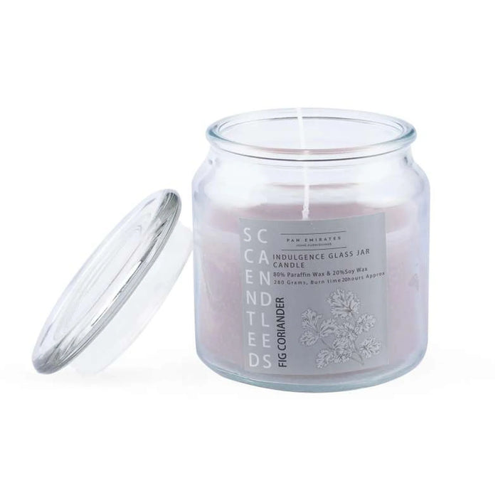 Indulgence Fig Coriander Jar Candle 280Gm - 20 Hrs
