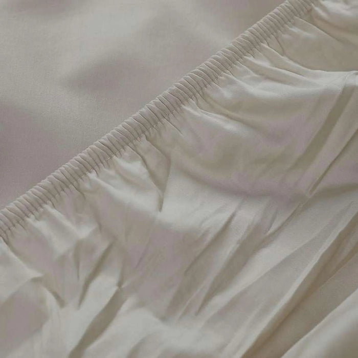 Indulgence Fitted Sheet 180X200+33Cm-Cream
