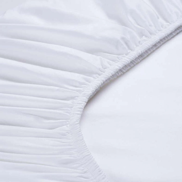 Indulgence Fitted Sheet -White Pan Home