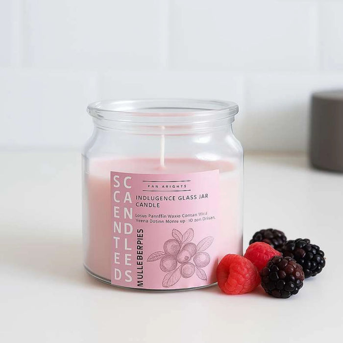 Indulgence Mulled Berries Jar Candle 280Gm - 20 Hrs