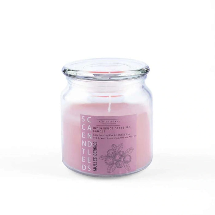 Indulgence Mulled Berries Jar Candle 280Gm - 20 Hrs