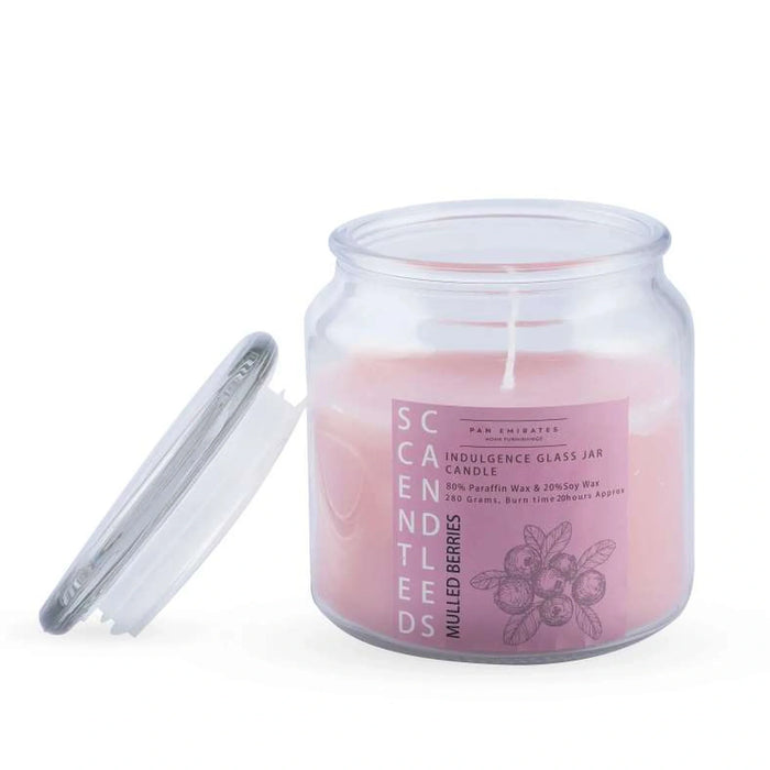 Indulgence Mulled Berries Jar Candle 280Gm - 20 Hrs