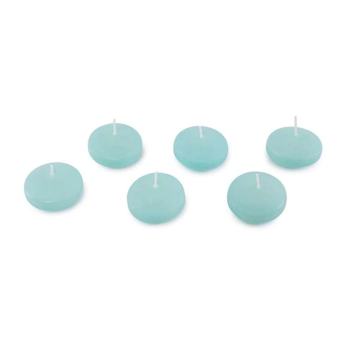 Indulgence Ocean Breeze 6 -Piece Floating Candle Dia4X2.5Cm 20Gm- 4 Hrs