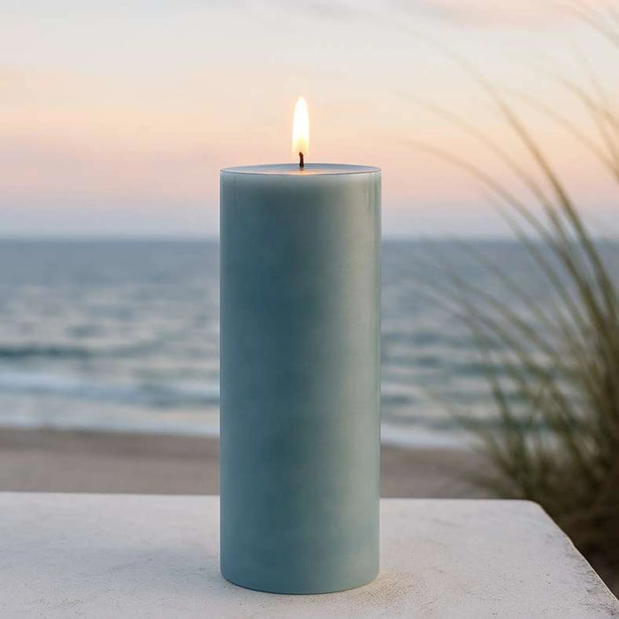 Indulgence Ocean Breeze Pillar Candle Dia7X18Cm - 80 Hrs