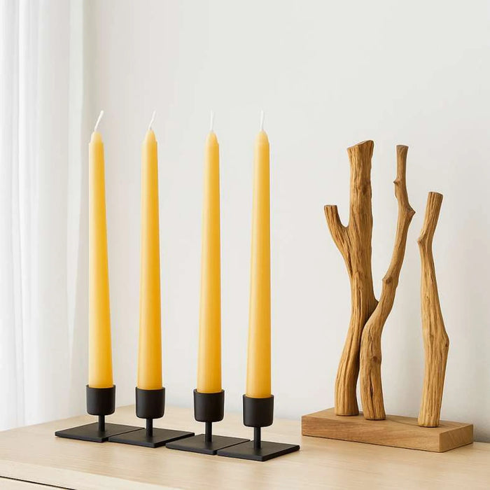 Indulgence Sandalwood 4 -Piece Taper Candle Dia2X24Cm - 6 Hrs