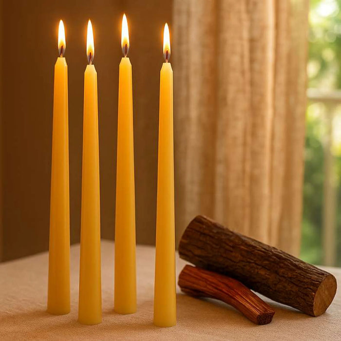 Indulgence Sandalwood 4 -Piece Taper Candle Dia2X24Cm - 6 Hrs
