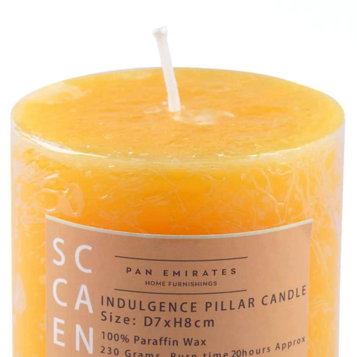 Indulgence Sandalwood Pillar Candle Dia7X8Cm - 25 Hrs