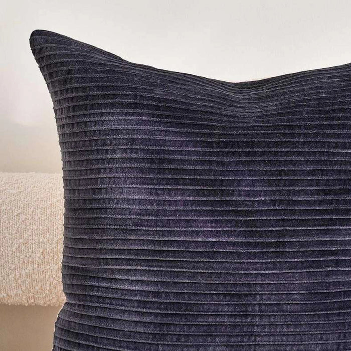 Indulgence Velvet Pleated Cushion Cover 50X50cm - Pacific Blue Pan Home